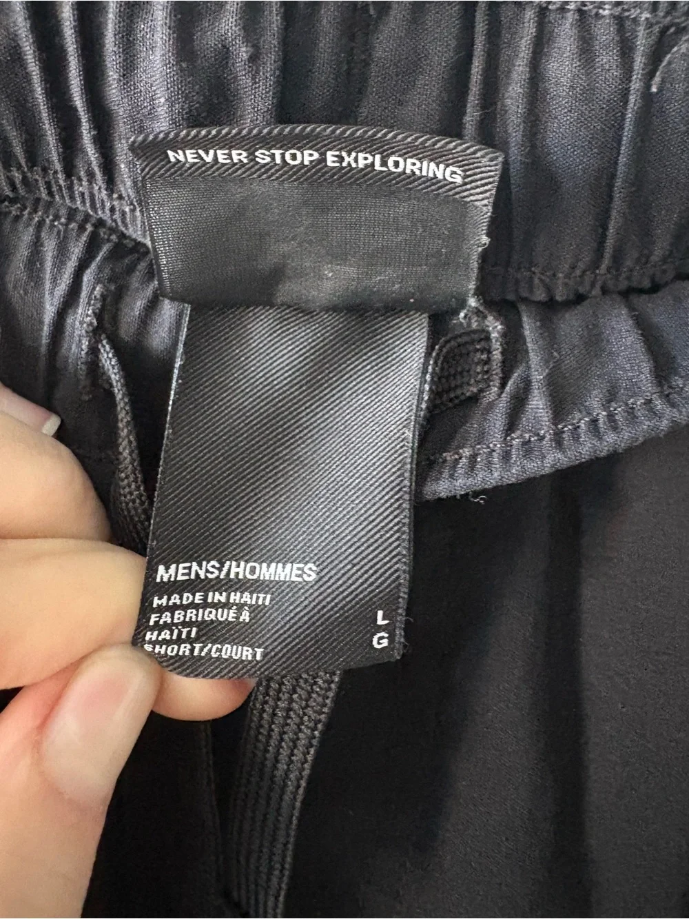 The North Face Black Men's Athletic Running Shorts Large